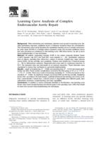 Learning curve analysis of complex endovascular aortic repair