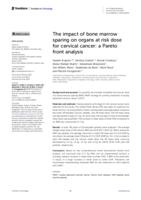 The impact of bone marrow sparing on organs at risk dose for cervical cancer