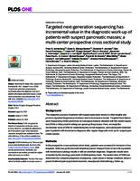 Targeted next-generation sequencing has incremental value in the diagnostic work-up of patients with suspect pancreatic masses