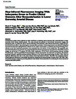 Near-infrared fluorescence imaging with indocyanine green to predict clinical outcome after revascularization in lower extremity arterial disease