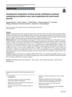 Hemodynamic implications of mitral annular calcification in patients undergoing transcatheter aortic valve implantation for severe aortic stenosis