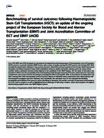 Benchmarking of survival outcomes following Haematopoietic Stem Cell Transplantation (HSCT)