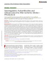 Vasoregulatory autoantibodies and clinical outcome after ischemic stroke