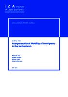 Intergenerational mobility of immigrants in the Netherlands