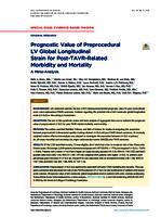 Prognostic value of preprocedural LV global longitudinal strain for post-TAVR-related morbidity and mortality