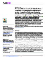 The role of flavin mononucleotide (FMN) as a potentially clinically relevant biomarker to predict the quality of kidney grafts during hypothermic (oxygenated) machine perfusion