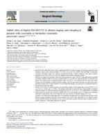 Added value of digital FDG-PET/CT in disease staging and restaging in patients with resectable or borderline resectable pancreatic cancer