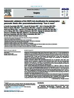 Nationwide validation of the ISGPS risk classification for postoperative pancreatic fistula after pancreatoduodenectomy