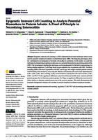 Epigenetic immune cell counting to analyze potential biomarkers in preterm infants