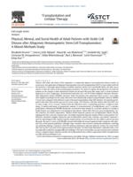 Physical, mental, and social health of adult patients with sickle cell disease after allogeneic hematopoietic stem cell transplantation