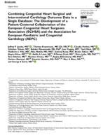 Combining congenital heart surgical and interventional cardiology outcome data in a single database