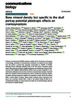 Bone mineral density loci specific to the skull portray potential pleiotropic effects on craniosynostosis