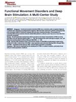 Functional movement disorders and deep brain stimulation