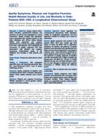 Apathy symptoms, physical and cognitive function, health-related quality of life, and mortality in older patients with CKD