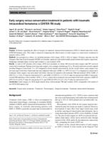 Early surgery versus conservative treatment in patients with traumatic intracerebral hematoma