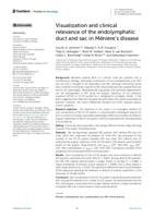 Visualization and clinical relevance of the endolymphatic duct and sac in Ménière’s disease