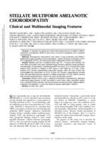 Stellate multiform amelanotic choroidopathy