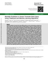 Mortality prediction in severe traumatic brain injury using traditional and machine learning algorithms