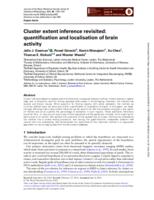 Cluster extent inference revisited