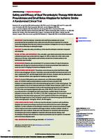 Safety and efficacy of dual thrombolytic therapy with mutant prourokinase and small bolus alteplase for ischemic stroke