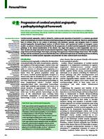 Progression of cerebral amyloid angiopathy