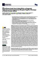 Blood plasma small non-coding RNAs as diagnostic molecules for the progesterone-receptor-negative phenotype of serous ovarian tumors