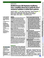 Modified Erasmus GBS Respiratory Insufficiency Score