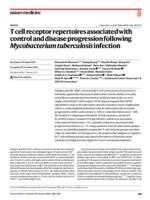 T cell receptor repertoires associated with control and disease progression following Mycobacterium tuberculosis infection