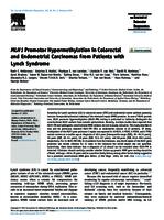 MLH1 promotor hypermethylation in colorectal and endometrial carcinomas from patients with Lynch syndrome