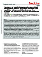 Prevalence of metabolic dysfunction-associated steatotic liver disease (MASLD) in a middle-aged population with overweight and normal liver enzymes, and diagnostic accuracy of noninvasive proxies