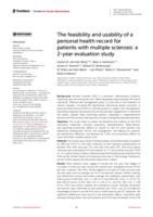 The feasibility and usability of a personal health record for patients with multiple sclerosis