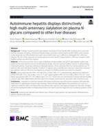 Autoimmune hepatitis displays distinctively high multi-antennary sialylation on plasma N-glycans compared to other liver diseases