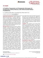 A predictive preoperative and postoperative nomogram for postoperative potency recovery after robot-assisted radical prostatectomy