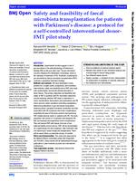 Safety and feasibility of faecal microbiota transplantation for patients with Parkinson's disease