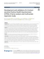 Development and validation of a Context-sensitive Positive Health Questionnaire (CPHQ)