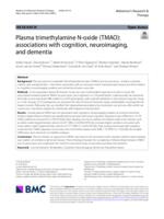 Plasma trimethylamine N-oxide (TMAO)