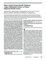 Robot-assisted prostate-specific membrane antigen-radioguided surgery in primary diagnosed prostate cancer