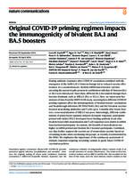 Original COVID-19 priming regimen impacts the immunogenicity of bivalent BA.1 and BA.5 boosters