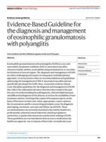Evidence-Based Guideline for the diagnosis and management of eosinophilic granulomatosis with polyangiitis