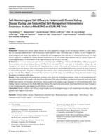 Self-monitoring and self-efficacy in patients with chronic kidney disease during low-sodium diet self-management interventions