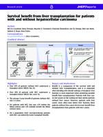 Survival benefit from liver transplantation for patients with and without hepatocellular carcinoma