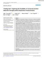 'Feeling Hot': Exploring the feasibility of nocturnal erection detection through penile temperature measurements