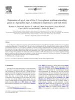 Expression of agsA, one of five 1,3-α-d-glucan synthase-encoding genes in Aspergillus niger, is induced in response to cell wall stress