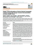 Staging 18F-fluorodeoxyglucose positron emission tomography/computed tomography changes treatment recommendation in invasive bladder cancer