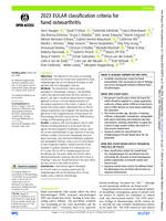 2023 EULAR classification criteria for hand osteoarthritis