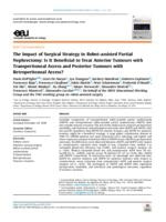 The impact of surgical strategy in robot-assisted partial nephrectomy