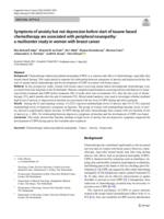 Symptoms of anxiety but not depression before start of taxane-based chemotherapy are associated with peripheral neuropathy