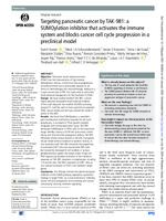 Targeting pancreatic cancer by TAK-981