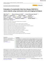 Evaluation of nonalcoholic fatty liver disease (NAFLD) in severe obesity using noninvasive tests and imaging techniques