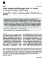 Familial multiple discoid fibromas is linked to a locus on chromosome 5 including the FNIP1 gene